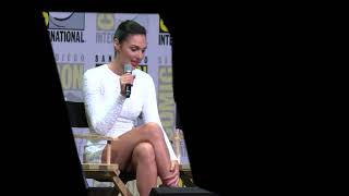 Gal Gadot sexy legs at Comic Con 2017