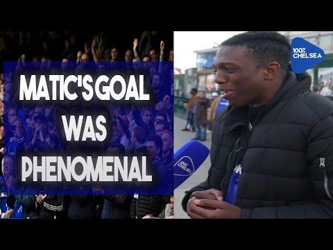 "Matic's goal was phenomenal!" || Chelsea 4-2 Tottenham || Fan Cams