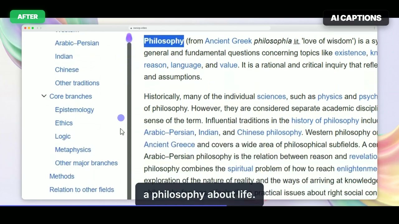 Swoop demo video thumbnail