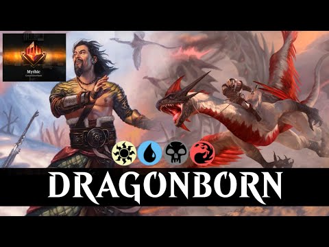 ☀💧💀🔥MYTHIC RANKED# DRAGONS JUST GOT WAY BETTER?! FIERY SARKHAN POWERPLAYS! | Standard