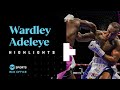 BITTER FEUD SETTLED IN SAUDI Fabio Wardley V David Adeleye Fight Highlights FuryNgannou