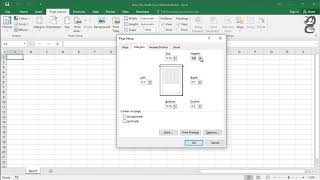 How to change height of header or footer in Excel
