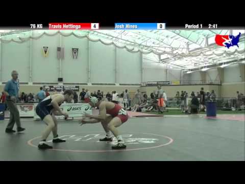 Travis Hettinga vs. Josh Hines at 2013 FILA Cadet Nationals - FS
