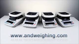 MS-70 / MX-50 / MF-50 / ML-50 (Moisture Analyzers) video