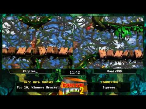 Kipples_ vs Kanis999 - Donkey Kong Country 2 Any % Tournament 2016