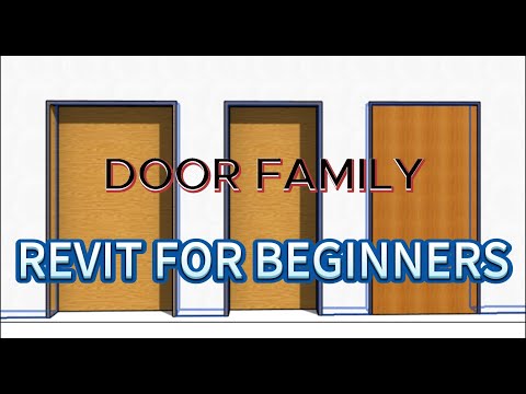 Revit Door Family | Revit for beginners | Creating Doors Family | How to Create Door Family