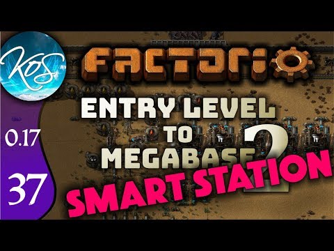 Factorio 0.17 Ep 37: WALL REPAIR STATIONS - Entry Level to Megabase 2 - Tutorial Let's Play Gameplay