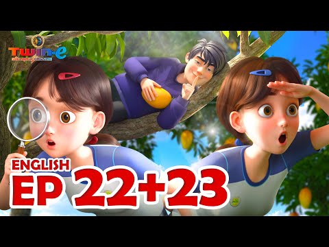 TWIN-E ✨ SUPER TEAM UP Mango Mission VS. Dark Shadow I  Magic 3D Animation | EP 22 - 23 🥭📡
