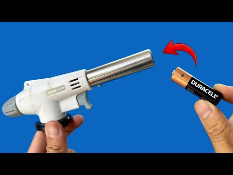 Insert Old Batteries Into a Gas Torch and See What Most People Can't Even Imagine!