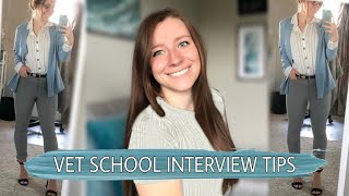 VET SCHOOL INTERVIEW TIPS: Everything you need to know from what to wear, format + my experience!