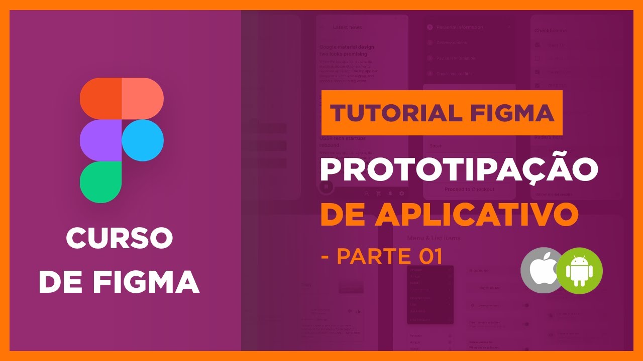 Curso de Figma -  Prototipando um App  - Grid 8pt do aplicativo [Aula 01]