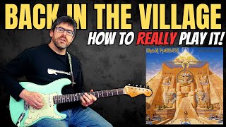 Back in the Village by Iron Maiden - Riff Guitar Lesson w/TAB - MasterThatRiff! #121