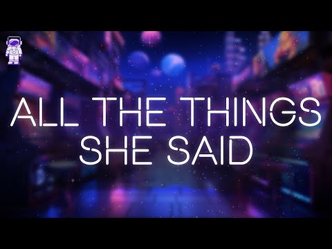 Robin Schulz, Timmy Trumpet, KOPPY ⚡ All The Things / Lyrics