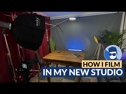 How I film videos in my new studio. A content creator's dream.