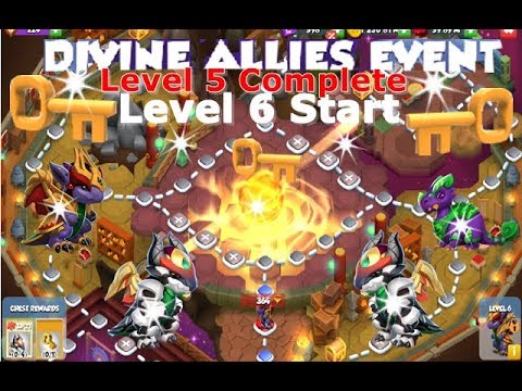 Divine Allies Event-Dragon Mania legends | Divine Event Level 6 Start | Castle Event | DML