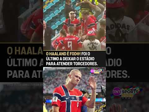 O HAALAND FOI O ÚLTIMO A DEIXAR O ESTÁDIO! #shorts
