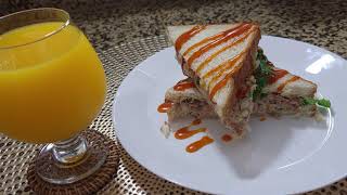 fast toast tuna sandwich