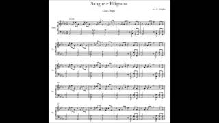 Spartito - Club Dogo - Sangue e Filigrana