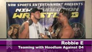 preview picture of video 'Robbie E. and Hoodlum v Duff Doyle and Danger Dean 3-16-12'