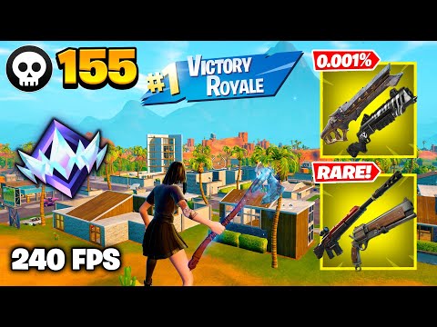 155 Elimination "RANKED RELOAD” Gameplay Wins (Fortnite Chapter 7 Keyboard & Mouse)