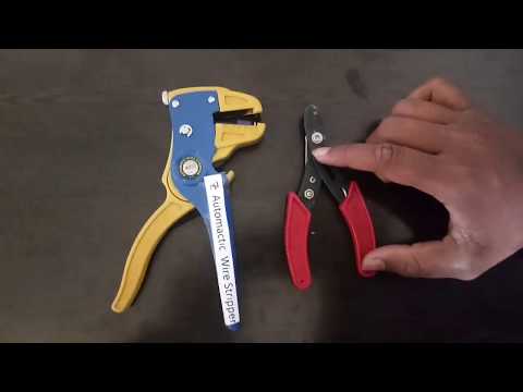 automatic vs manual wire stripper||how to remove insulation from wire||basic of wire stripper Video