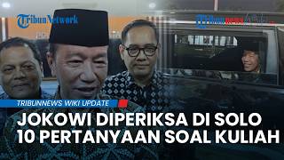 Kasus Ijazah Masih Bergulir, Jokowi Dicecar 10 Pertanyaan soal Kuliah di UGM selama 2,5 Jam