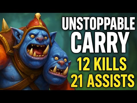 Ogre Magi UNSTOPPABLE CARRY – 12 Kills, 21 Assists | Dota 2 Madness!