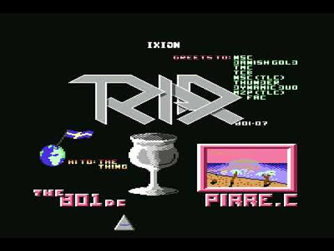 801 and Cazzoni,one file demo by Triad 1987! Commodore 64 (C64)
