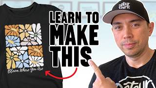 4 Easy Ways to Make the BOHO Flower T-Shirt Design