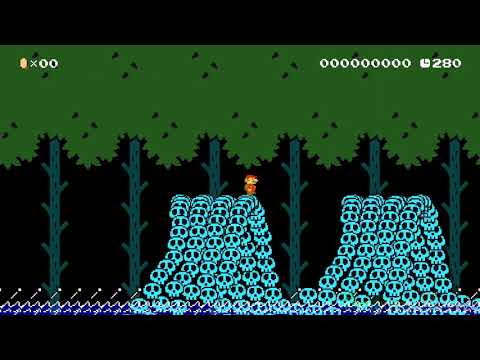 Super Mario Maker 2: mario goes surfing