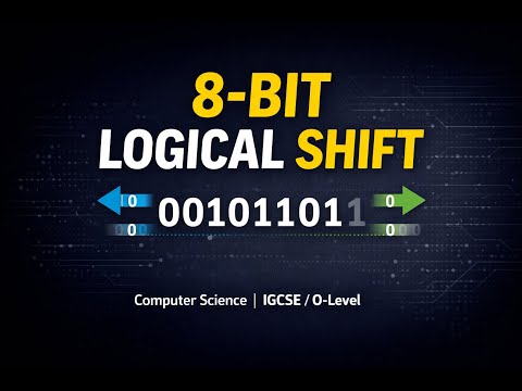 Logical Shift LSL LSR 8-Bit Binary