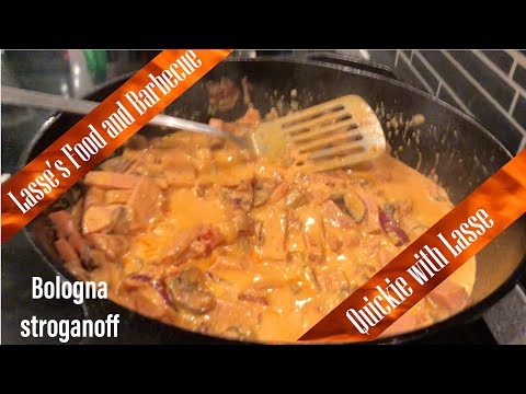 Bologna stroganoff - korv stroganoff