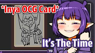 Ina When She Got the Chance to Make Her Own OCG Card 【Hololive EN】