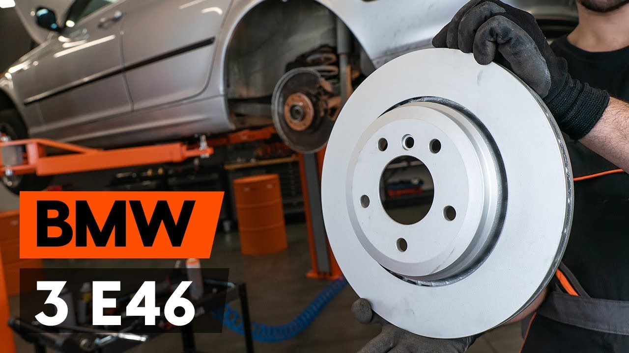 Jak vyměnit zadní brzdové kotouče na BMW E46 touring – návod k výměně