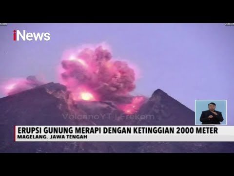 Gunung Merapi ∑rup$! Setinggi 2.000 Meter, Warga Diimbau Jauhi Radius 3 Km - iNews Siang 13/02