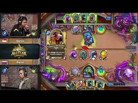 [Hearthstone]Aaron vs Pavel - HearthStone 2017 All-Star Invitational Quarterfinal #2
