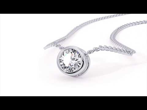 Carina - Round Diamond Pendant (RB-PD1066-W)