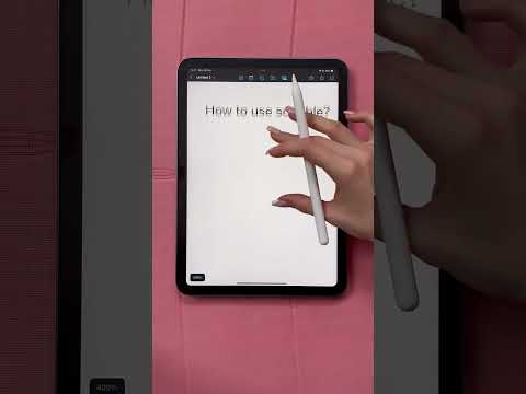 Scribble on your iPad #howto #scribbles #ipad #ipadtips #ipadpencil #writing #handwriting #font