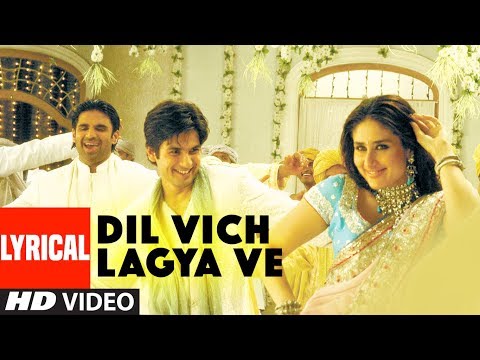 "Dil Vich Lagya Ve" Lyrical Video Song | Chup Chup Ke | Himesh Reshammiya | Shahid Kapoor, Kareena