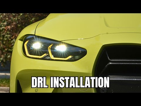 BMW G80 M3 YELLOW DRL INSTALL LASER LED