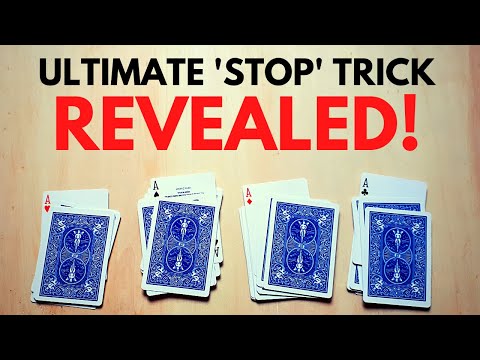Do Expert Level 'Stop' Card Trick (Learn the Secret NOW!)