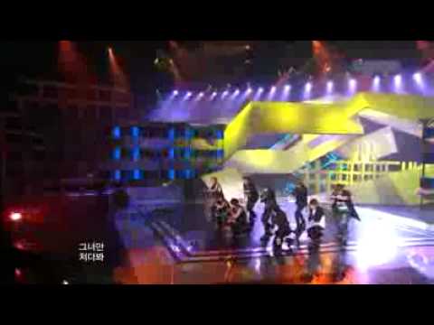 100515 Super Junior Music Core comeback stage. (Boom Boom)