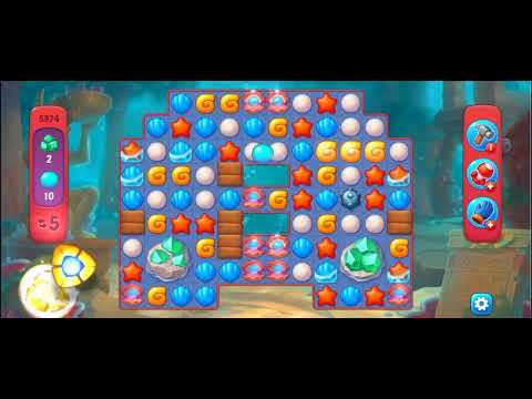 Fishdom 🐡🐡Hard Level 5974‼️🐡🐡🐡 🚩🥵🐟🐠🐡 Subscribe 🔔 like 👍 Share ⤵️ Thank you 🥰