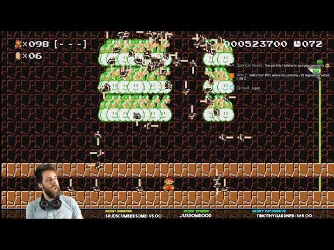 Mario Maker 5 Life Challenge // No Skip // Odyssey No Damage Run // Gracie World [LIVE]