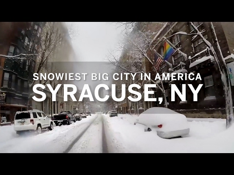 Why is Syracuse NY the snowiest big city in America?