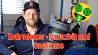 Unger Hydropower - So spart ihr richtig! Spartipps und Kapazitäts berechnen