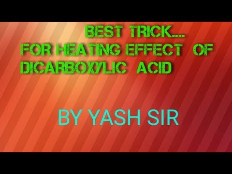 Heating of dicarboxylic acid.. Video