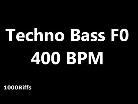 Techno Bass Metronome F0 : 400 BPM : Beats Per Minute
