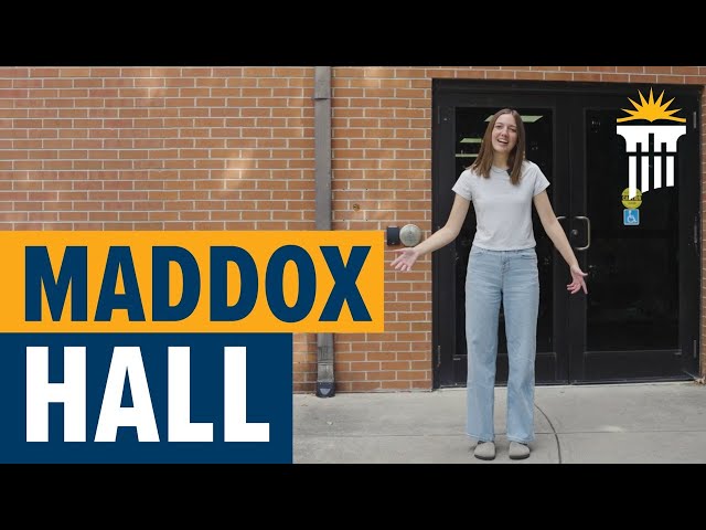 Thumbnail for video titled: 👋 Welcome to Maddox Hall! | Dorm Tour