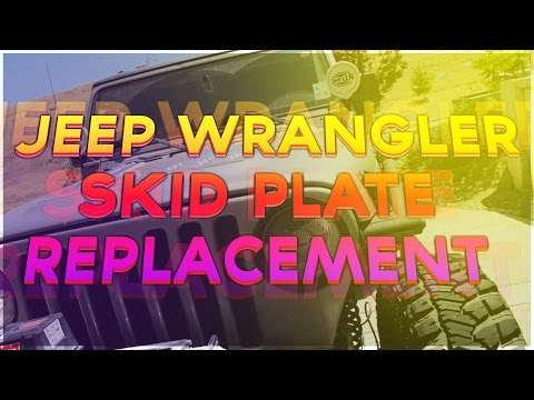 Jeep Wrangler Gas Tank Skid Plate Replacement(HOW TO)